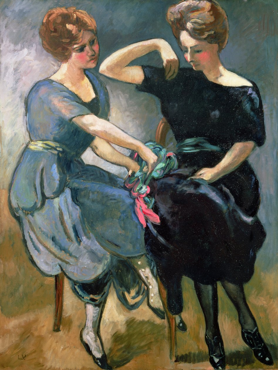 The Two Sisters, ca. 1912 (olje på lerret) av Louis Valtat