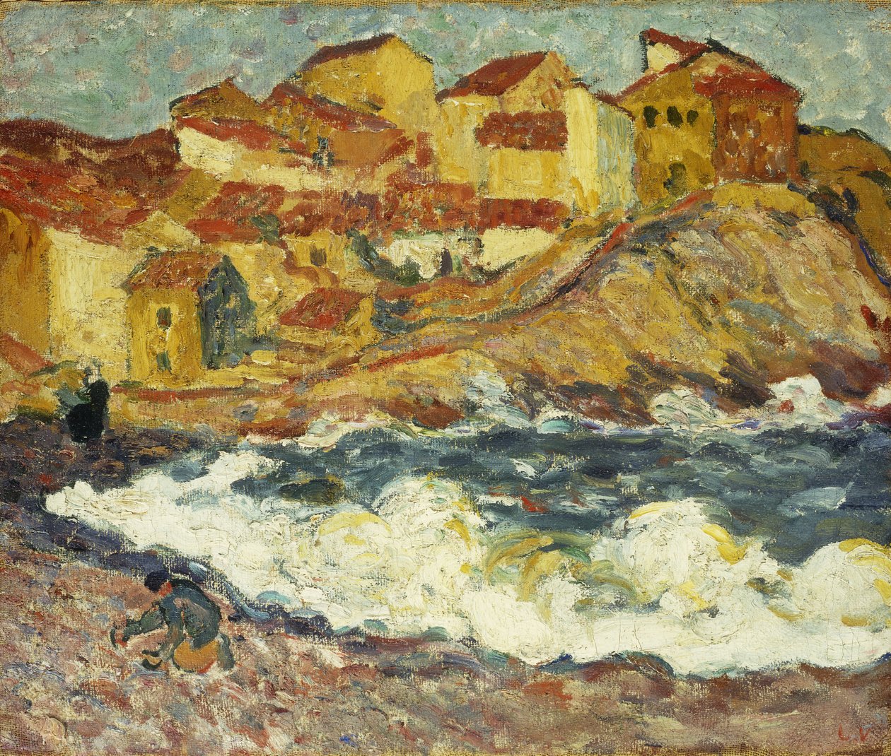 En landsby ved havet av Louis Valtat
