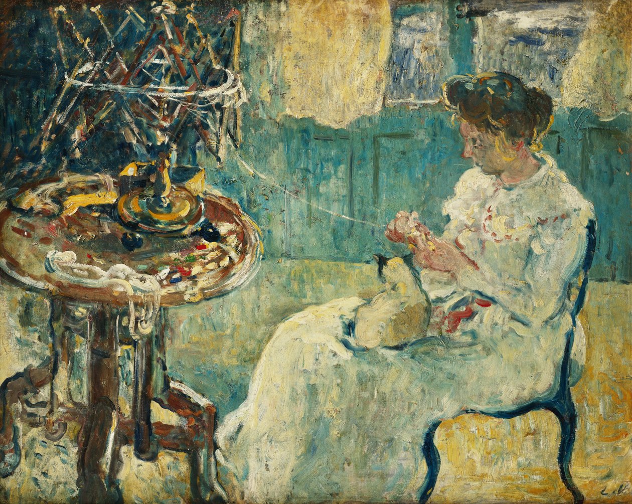 Kvinne med hjul; Kvinne med snelle av Louis Valtat