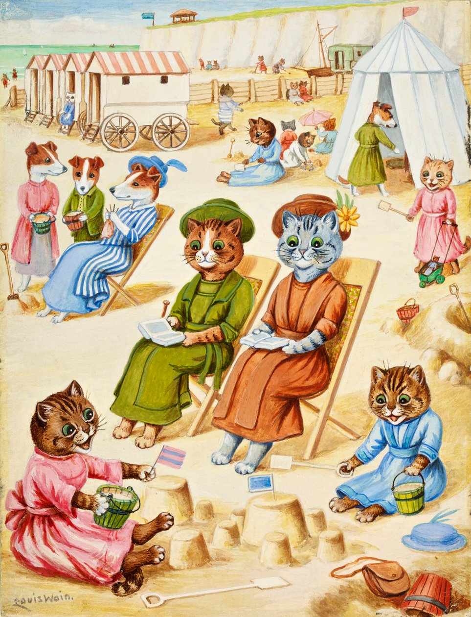 Ferietid av Louis Wain