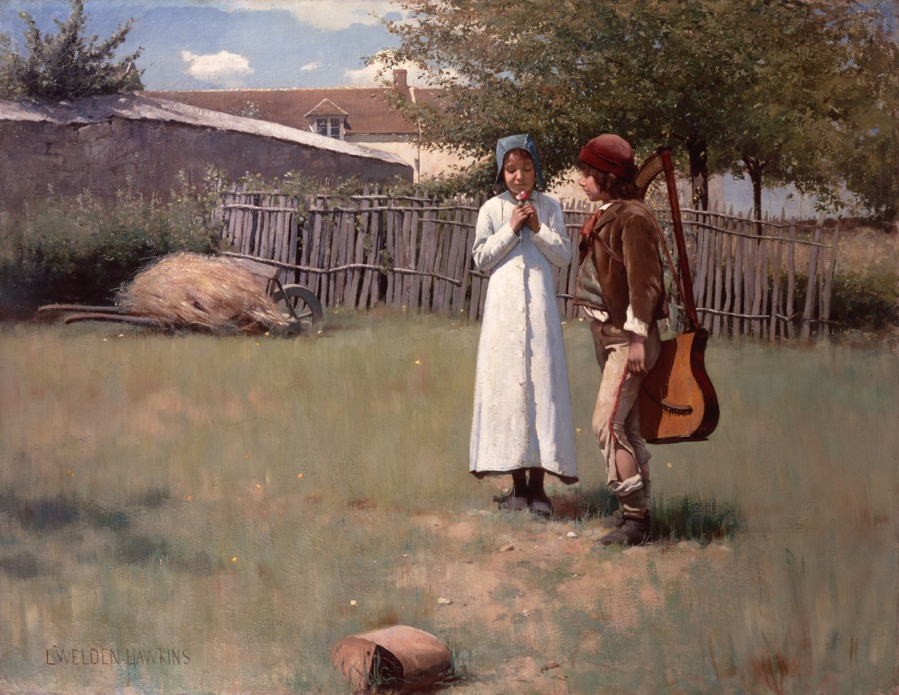 Les Preludes (olje på lerret) av Louis Welden Hawkins