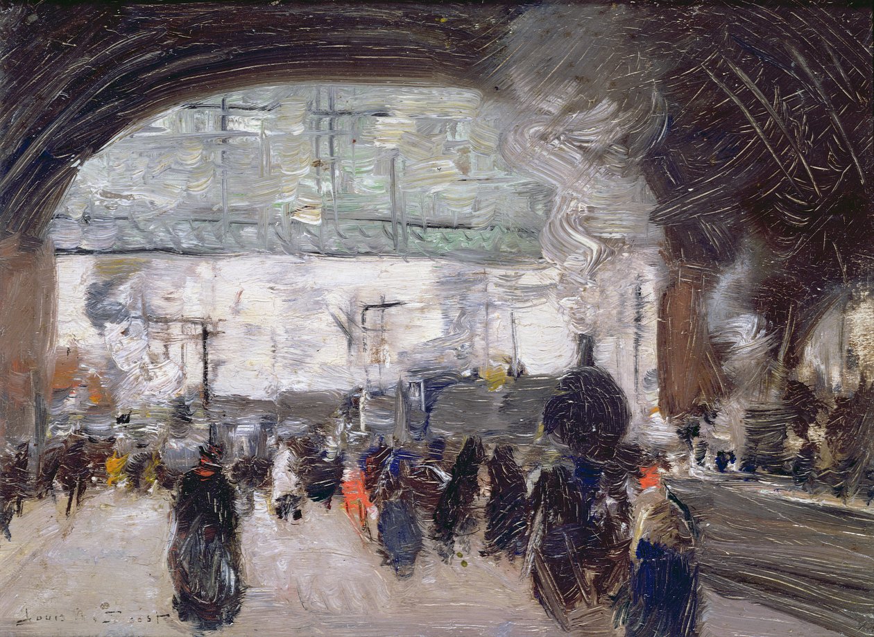 Jernbanestasjon av Louis Willem van Soest