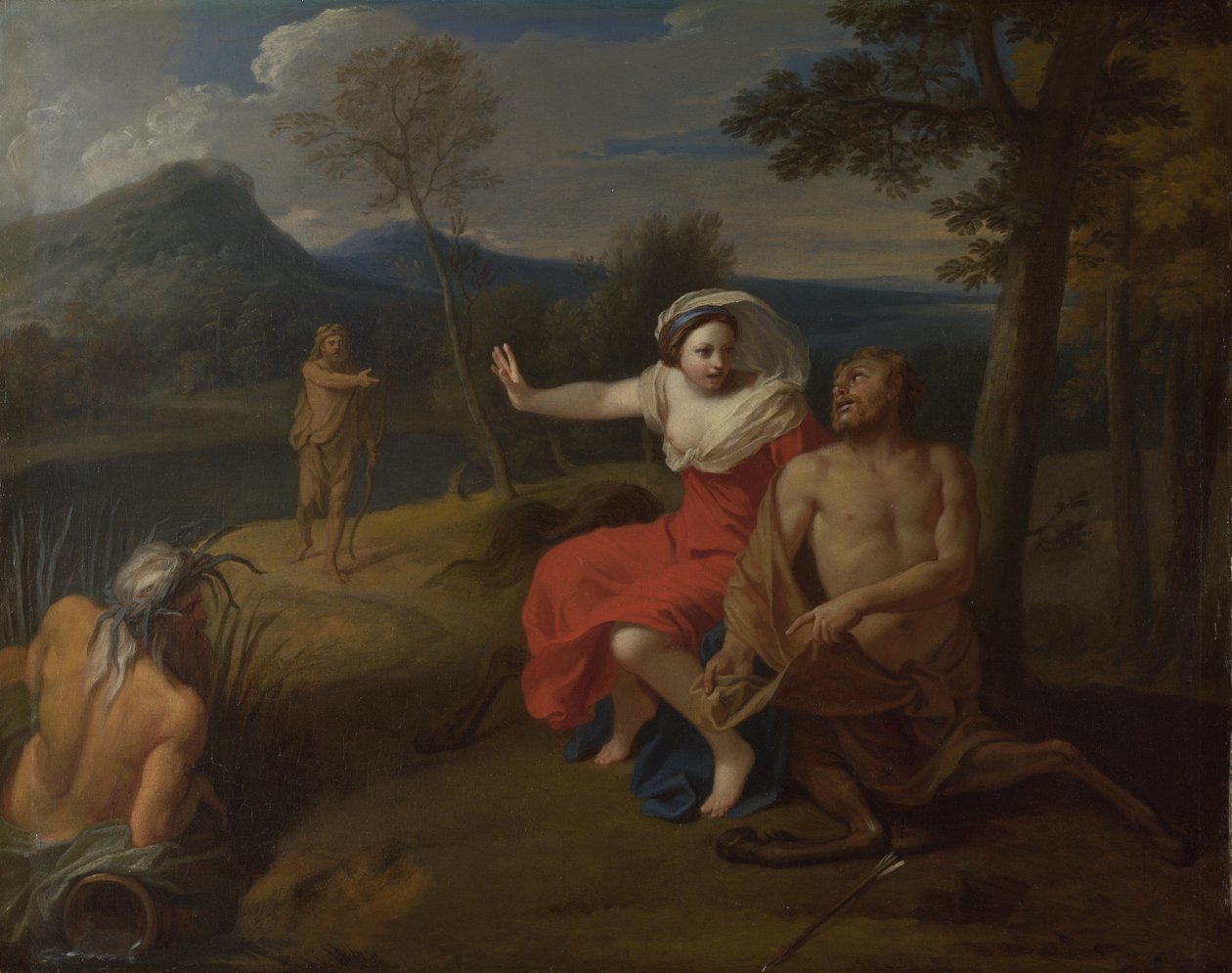 Nessus og Dejanira, ca 1705 av Louis de Boullogne the Younger