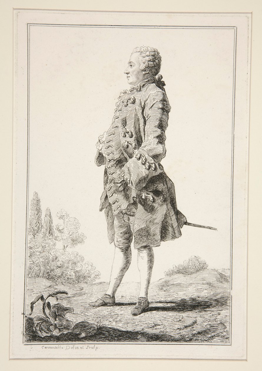 Baron av Bezenval av Louis de Carmontelle