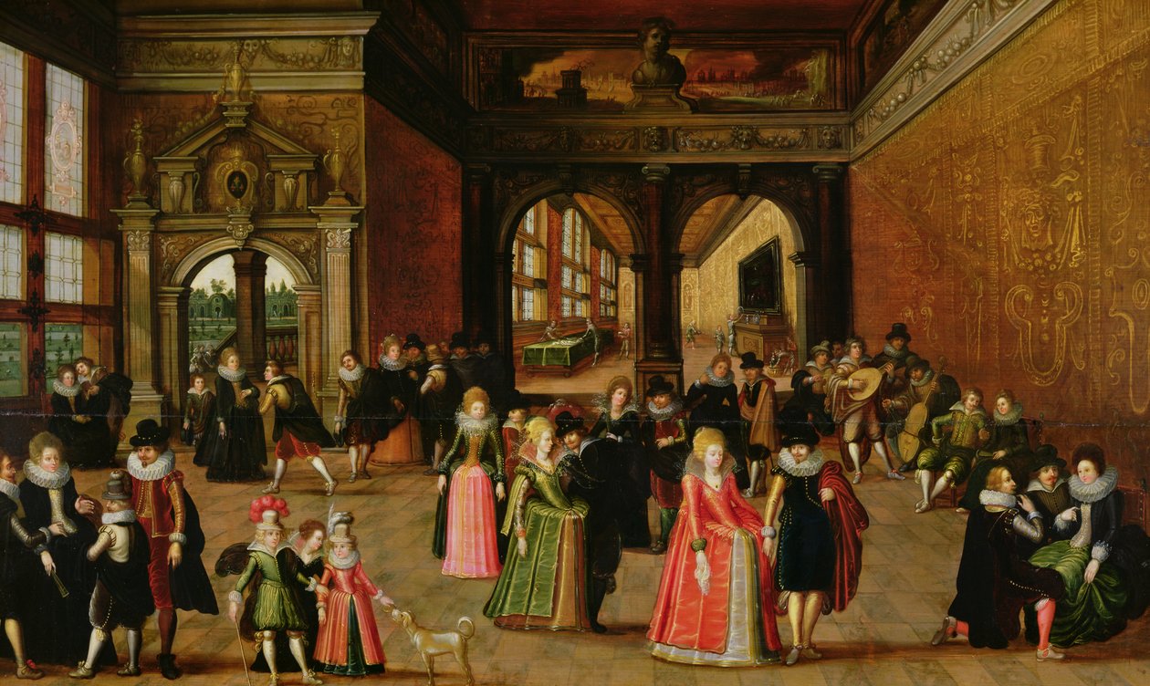 En ball under Henri IVs regjeringstid av Louis de Caullery