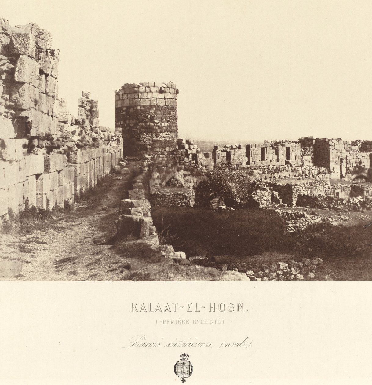 Kalaat el Hosn (Riddernes slott, Syria) av Louis de Clercq
