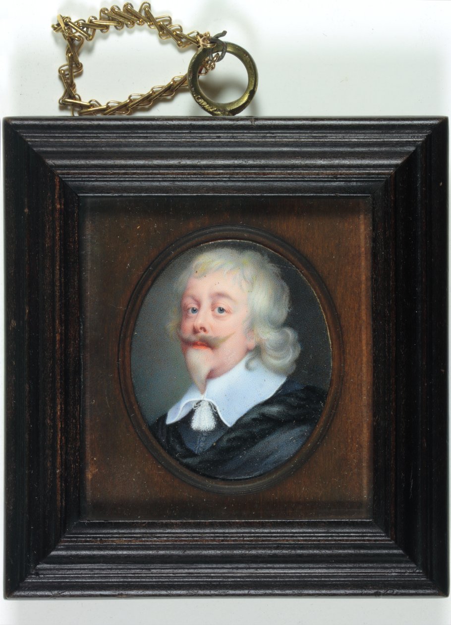 Sir Edward Littleton, Lord Littleton Of Munslow (emalje) av Louis du (attr.to) Guernier