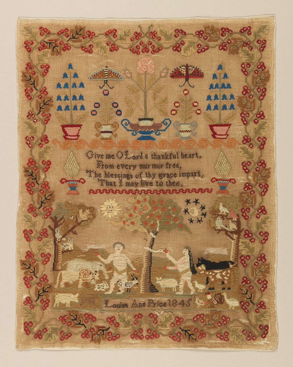 Prøvetaker av Louisa Ann Price