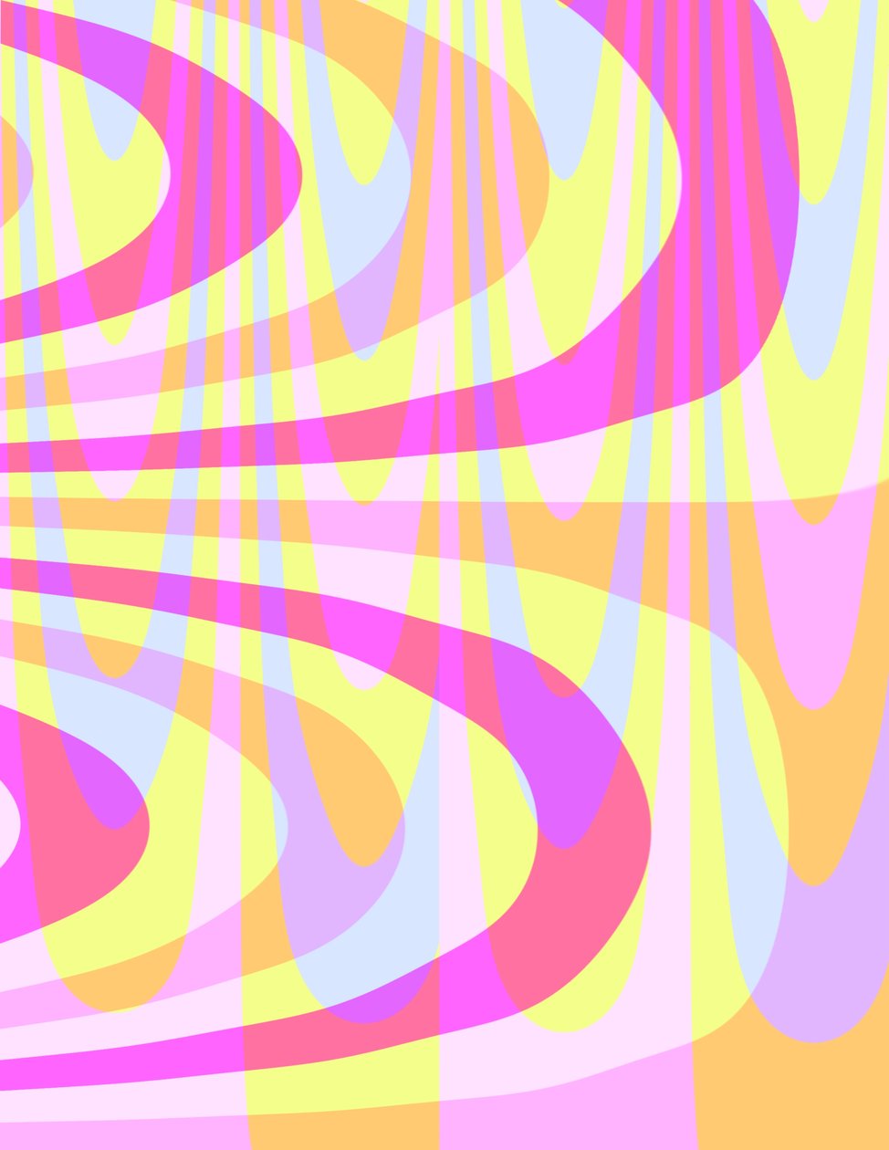 70-talls Swirls (digital) av Louisa Hereford