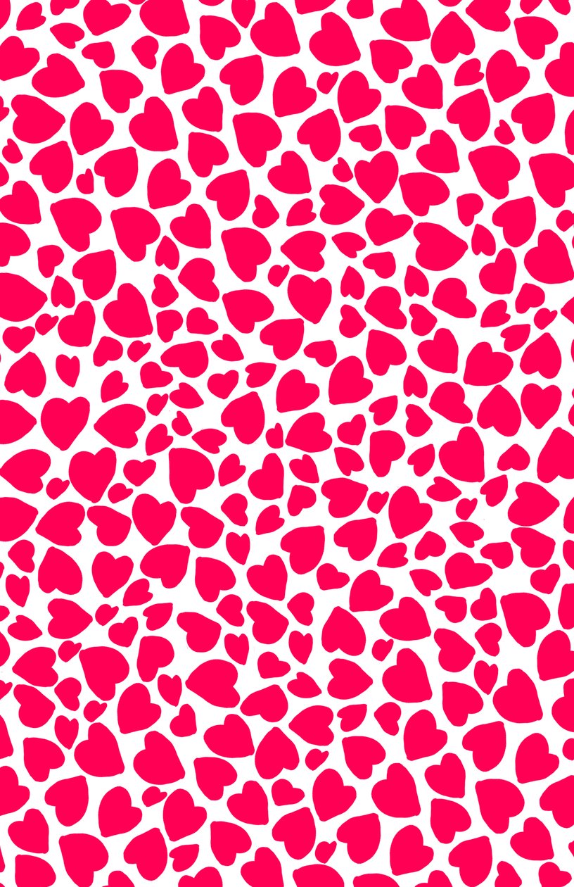 Animal Print Heart, 2014 (digitalt bilde) av Louisa Hereford