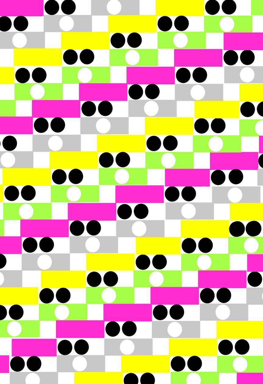 Bokser og flekker, 2015, Digitale medier av Louisa Hereford