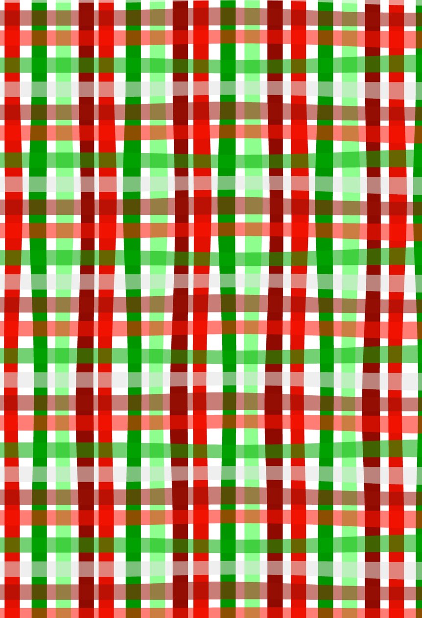 Christmas Wrap sjekk,2017, Digital Media av Louisa Hereford