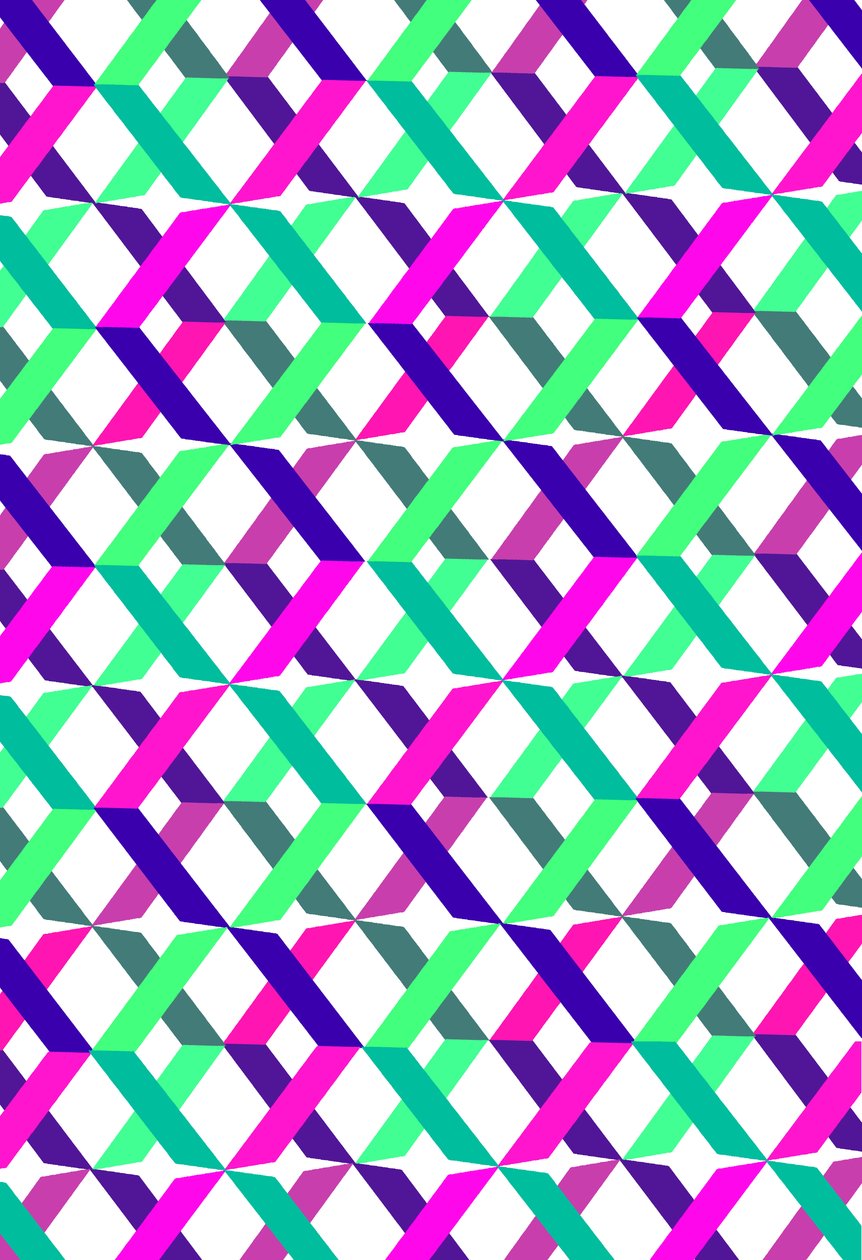 Geometriske kryss, 2014, (Digital Media) av Louisa Hereford