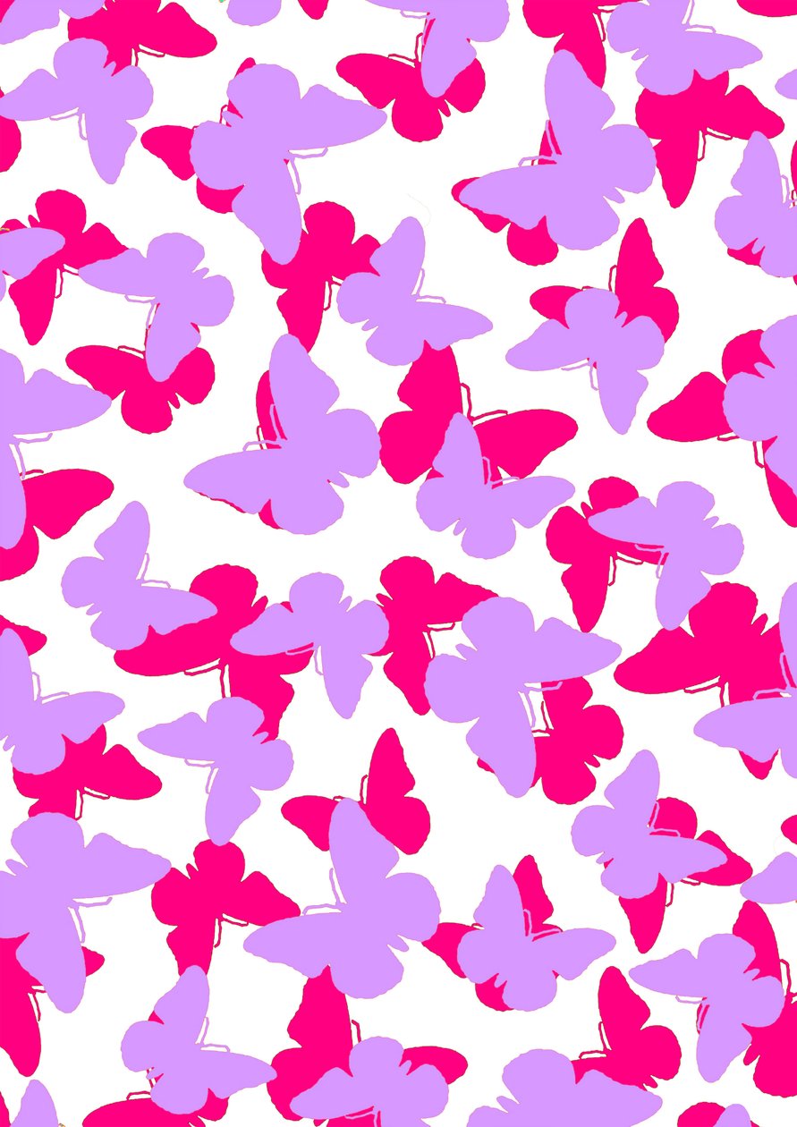 Lagdelte sommerfugler (digital) av Louisa Hereford