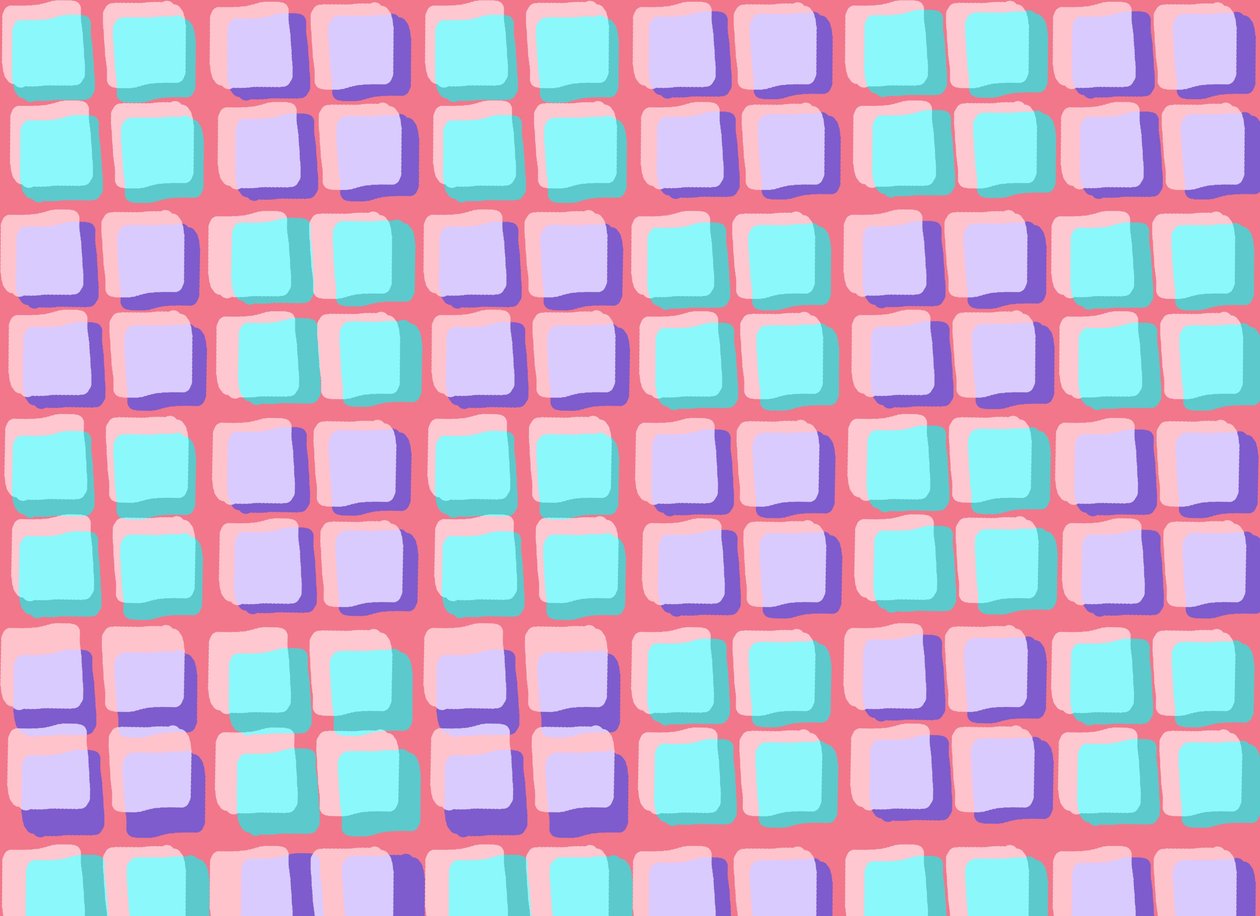 Massevis av kvadrater, 2011 (digital) av Louisa Hereford