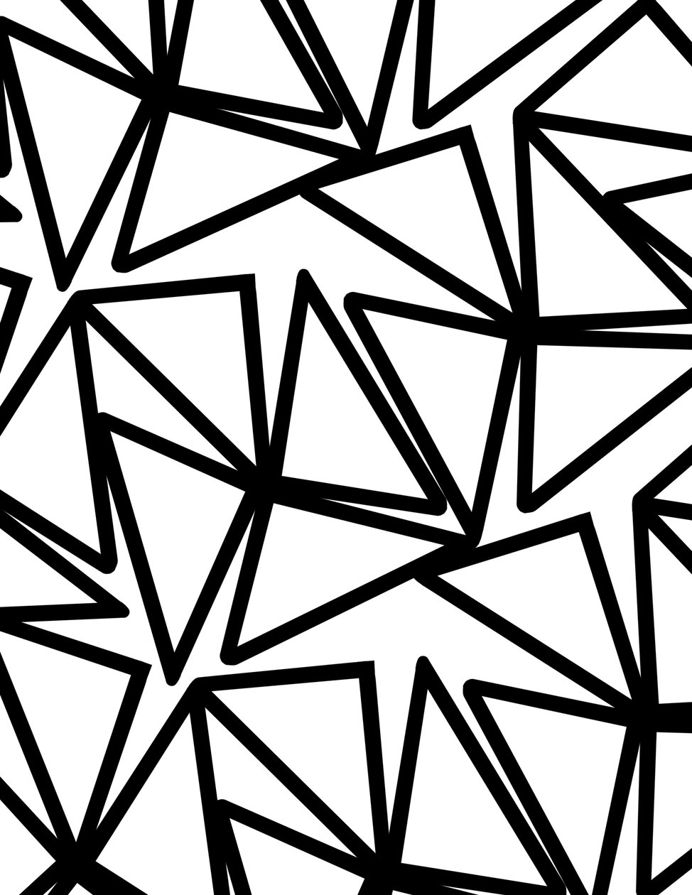 Triangles, 2011, Digitale medier av Louisa Hereford