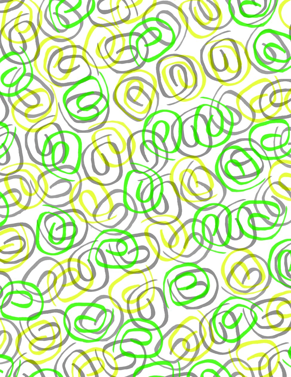 Twirls (digital) av Louisa Hereford