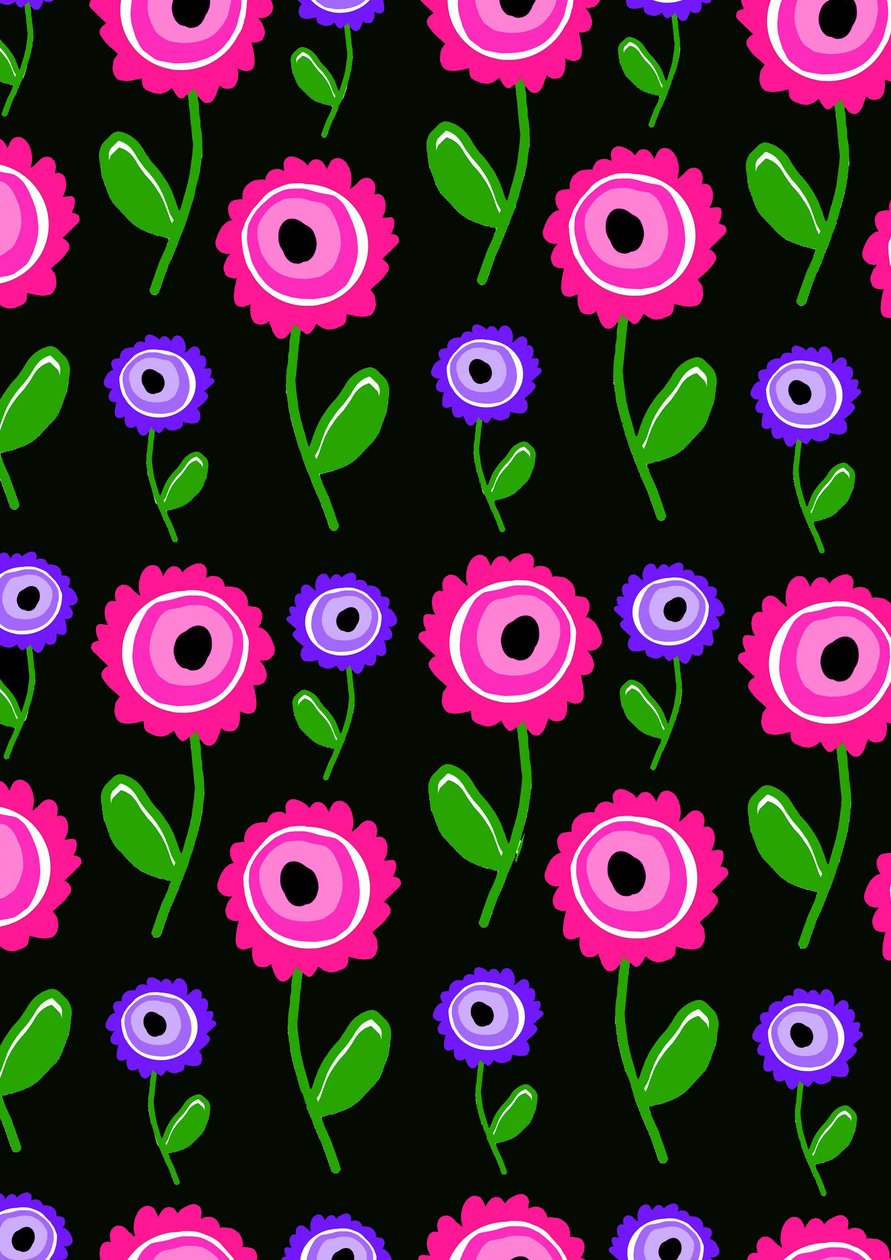 Unge blomster (digital) av Louisa Hereford