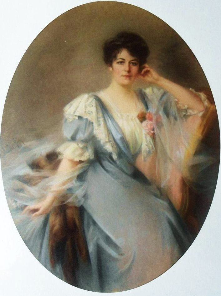 Selvportrett av Louise De Hem