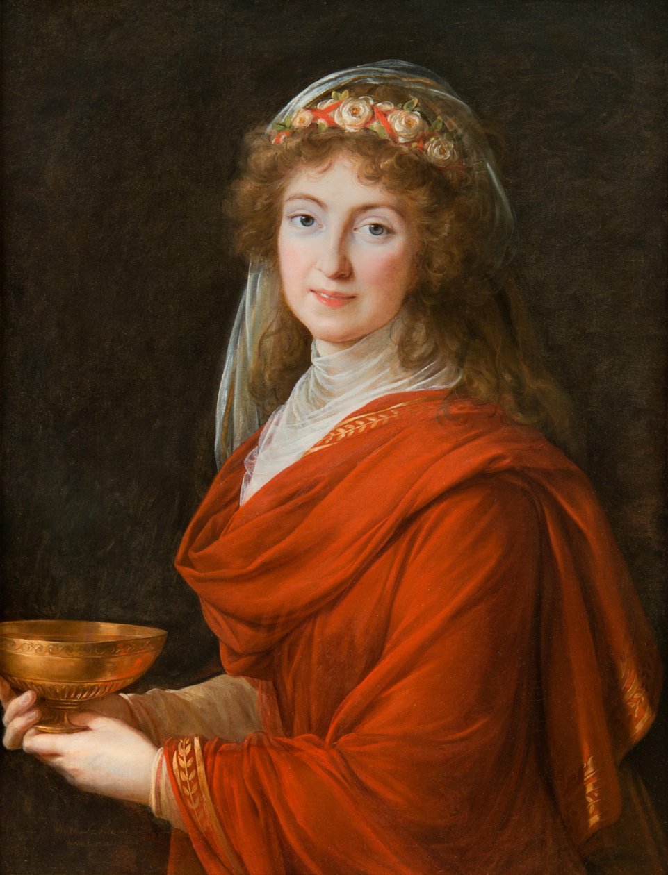 Adam Williams Fine Art Ltd Portrett av grevinnen Siemontkowsky Bystry (MERK av Elisabeth Louise Vigee Lebrun