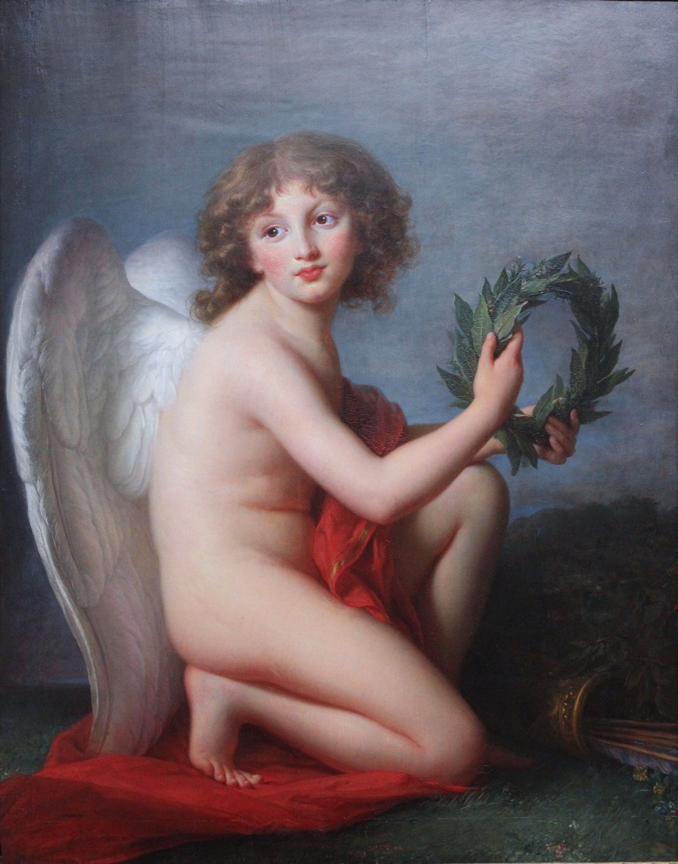 Portrett av prins Heinrich Lubomirski som berømmelsesgeni av Elisabeth Louise Vigee Lebrun