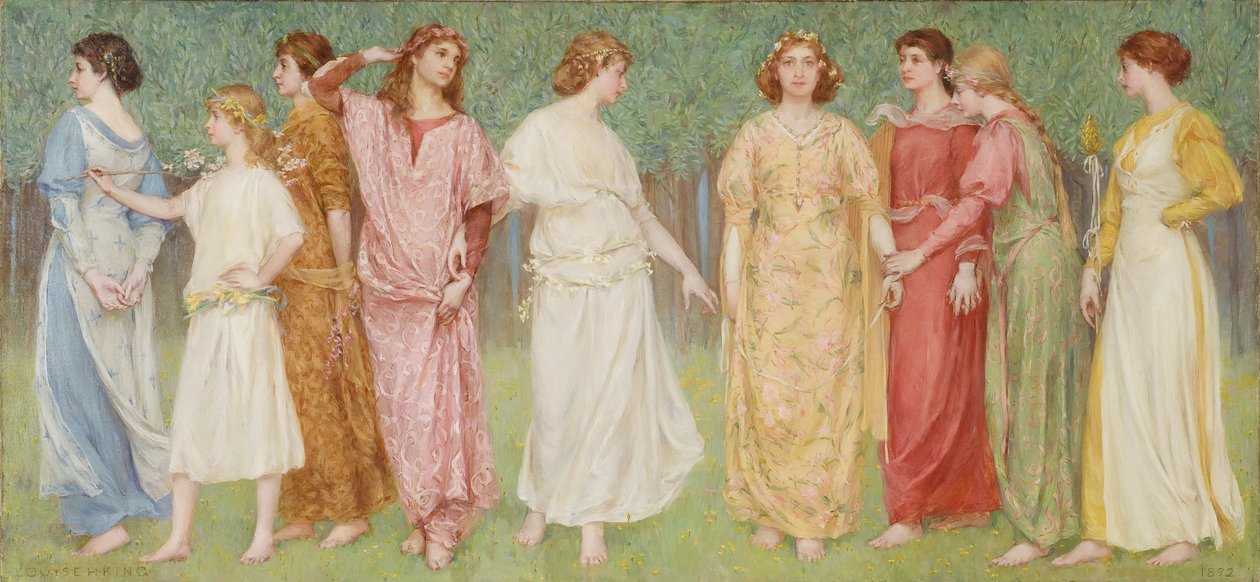 En Rondel, 1892 av Louise Howland King Cox