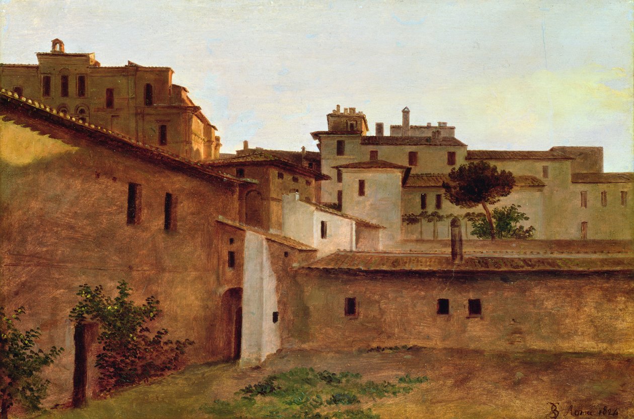 Tak i Roma, 1824 av Louise Josephine Sarazin de Belmont
