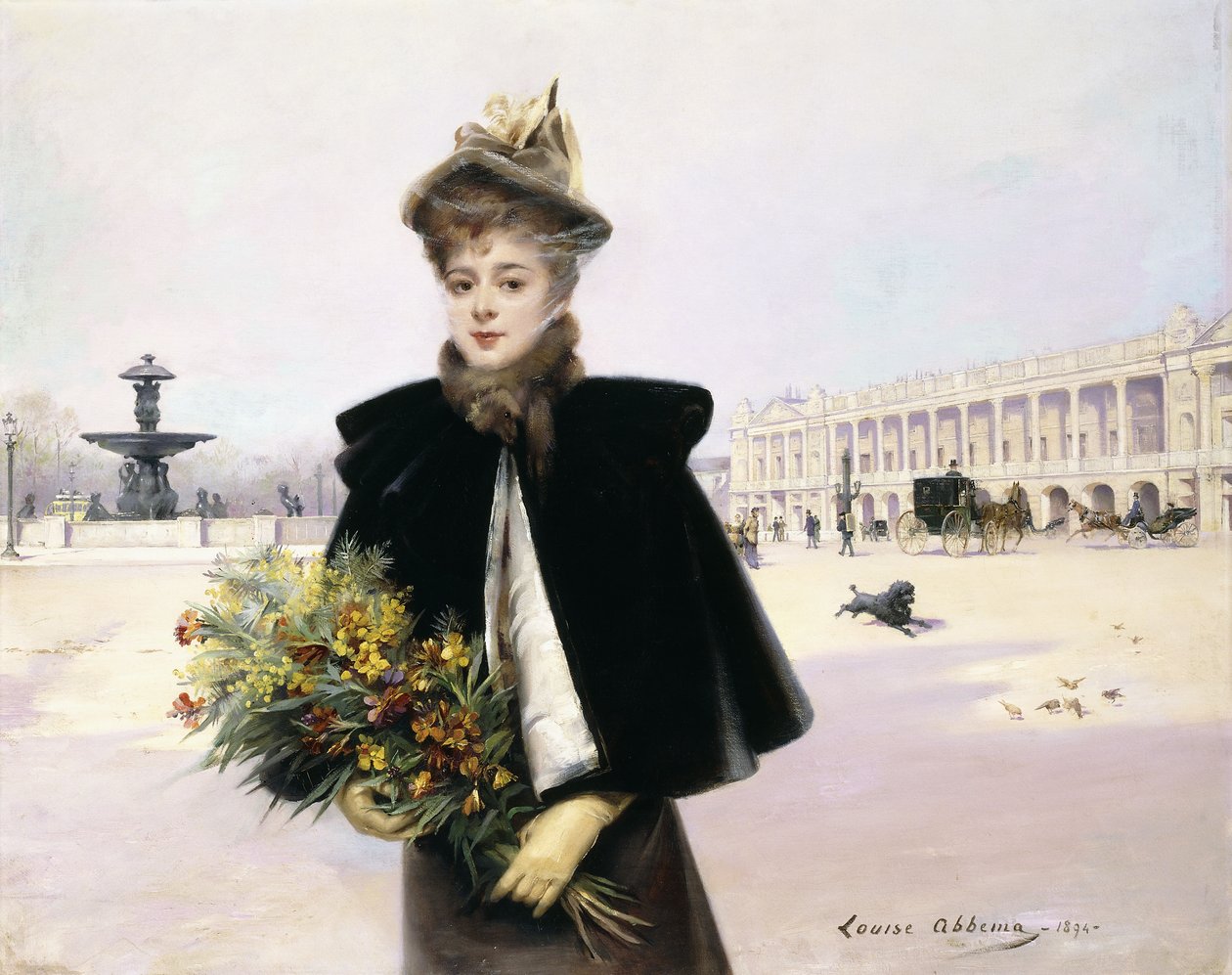 April morgen, 1894 av Louise Abbéma