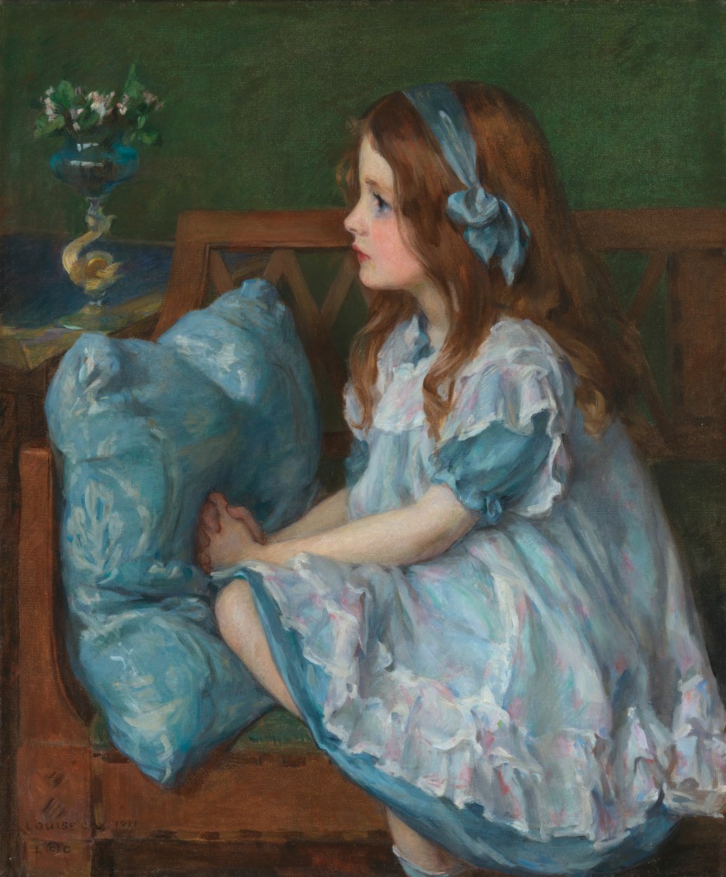 mai blomster, 1911. av Louise Cox