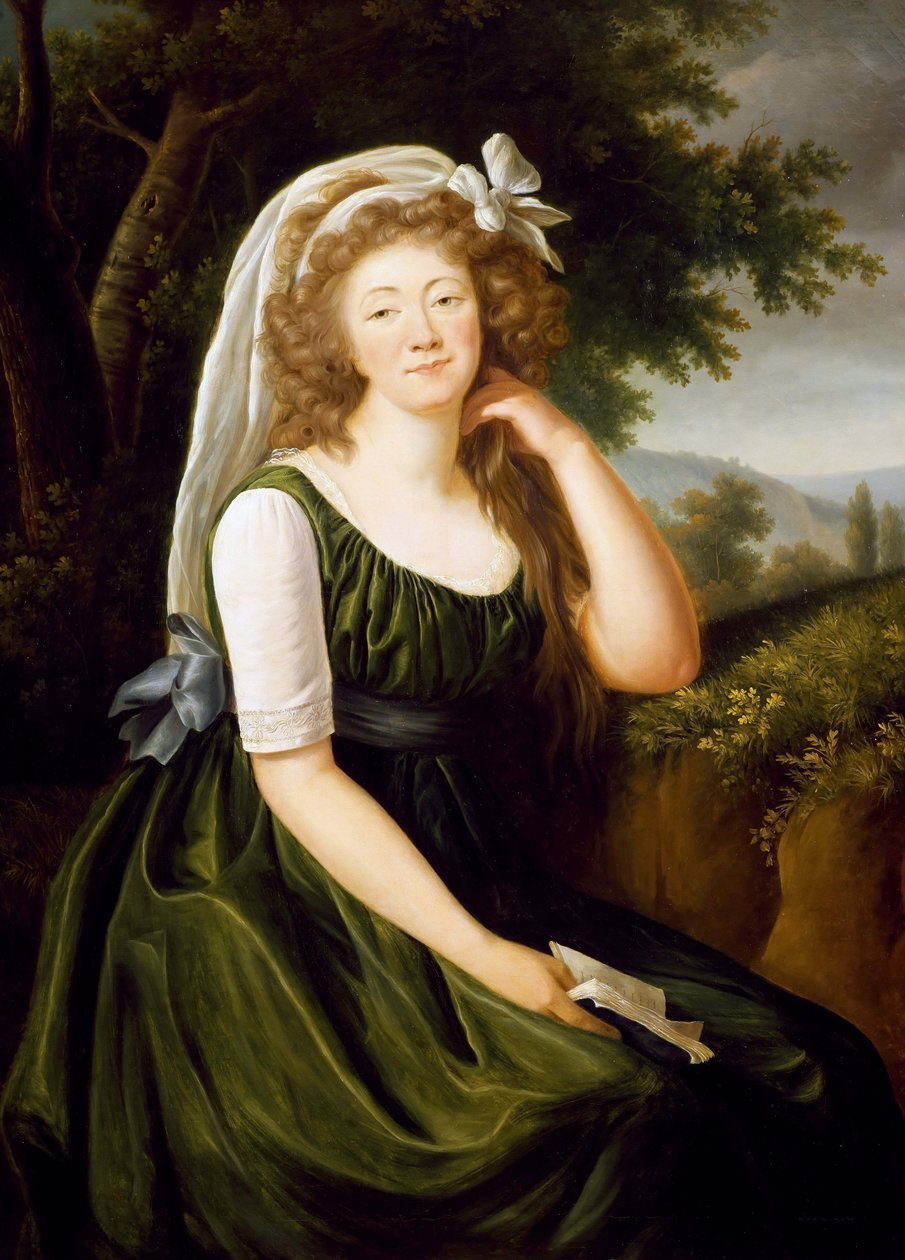 Jeanne Bécu, grevinne Du Barry 1743-1793. av Elisabeth Louise Vigee Lebrun