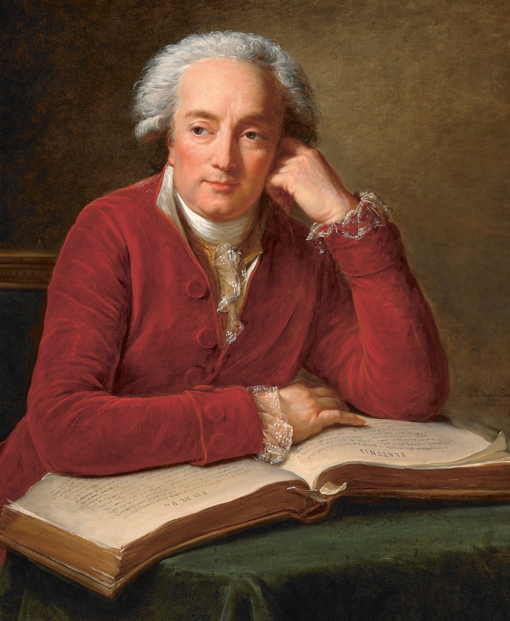 Portrett av Carlo Gastone della Torre di Rezzonico 1742-1796, 1791. av Elisabeth Louise Vigee Lebrun