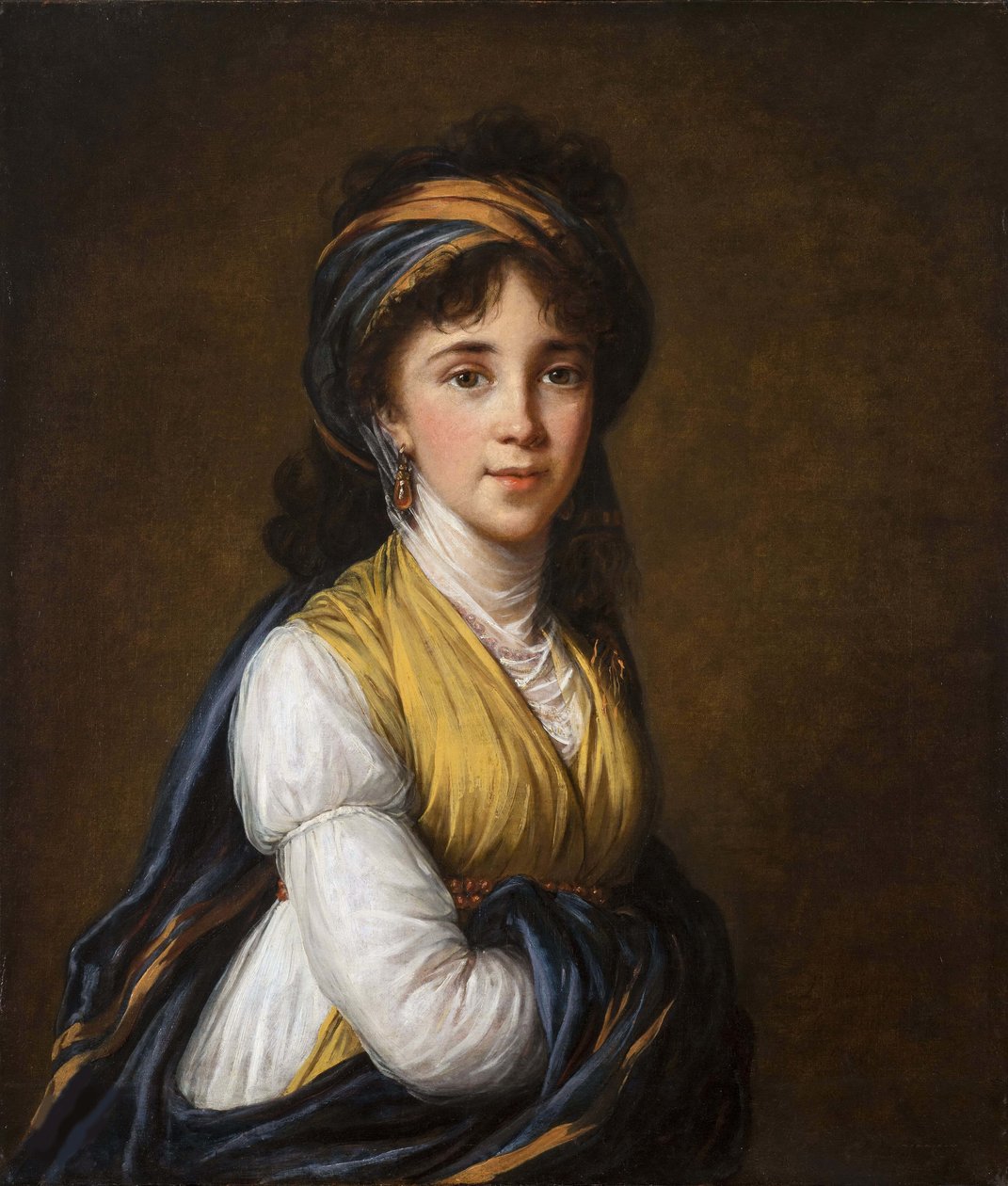 Portrett av grevinne Anna Grigoryevna Belosselsky-Belozersky 1773-1846, 1798. av Elisabeth Louise Vigee Lebrun
