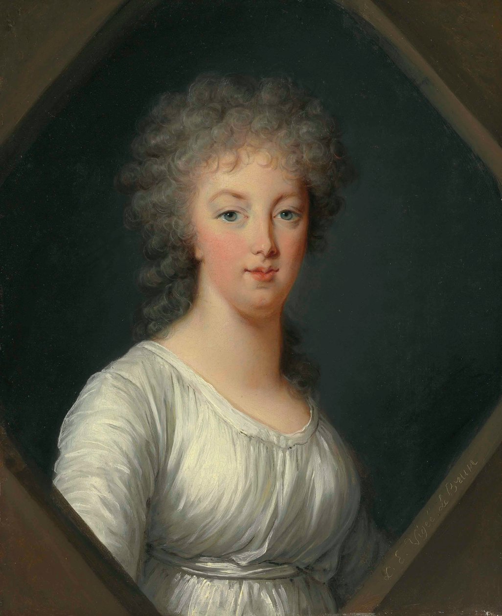 Portrett av Marie Antoinette 1755-1793, 1800. av Elisabeth Louise Vigee Lebrun