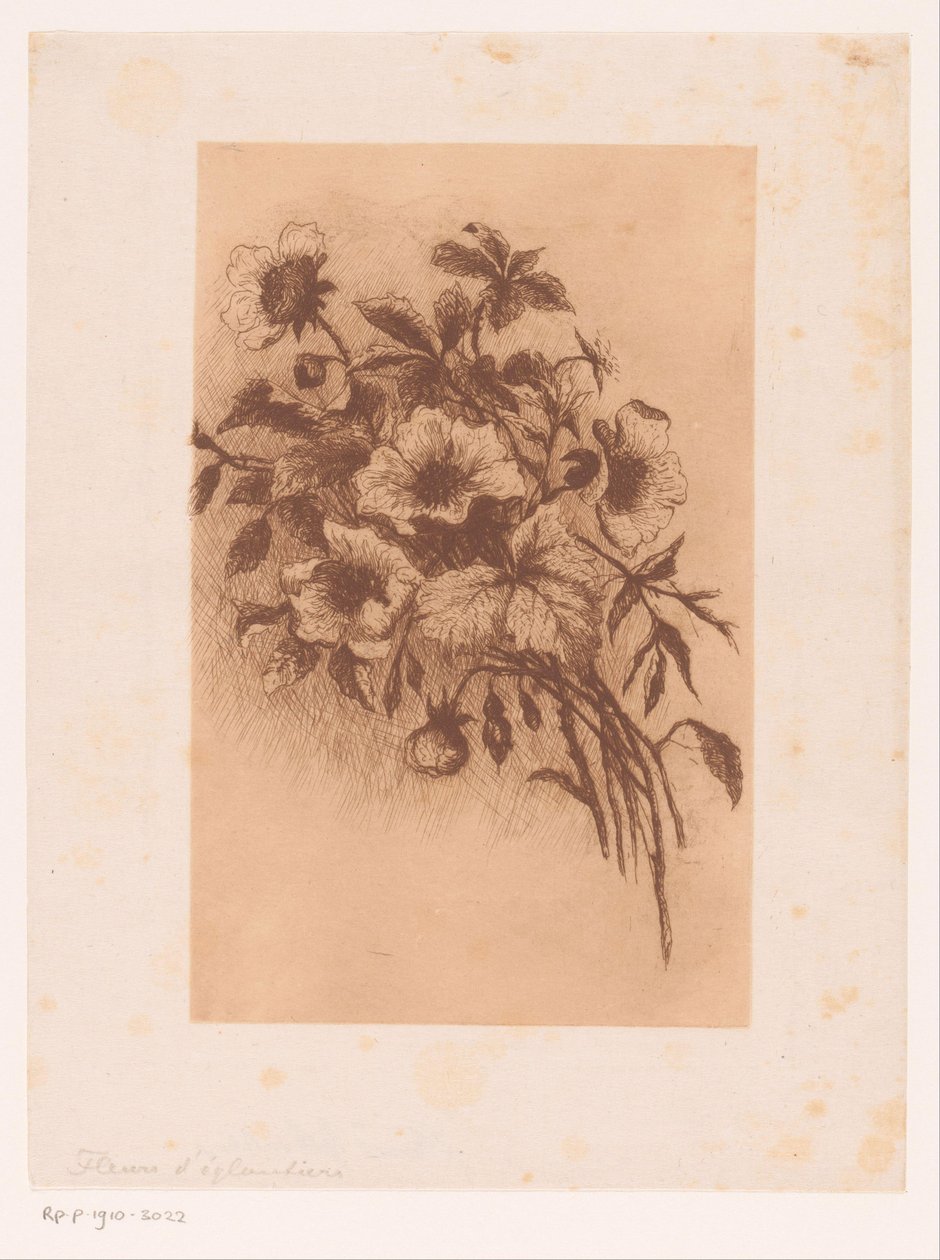 Blomster av Louise Elsen (attributed to)