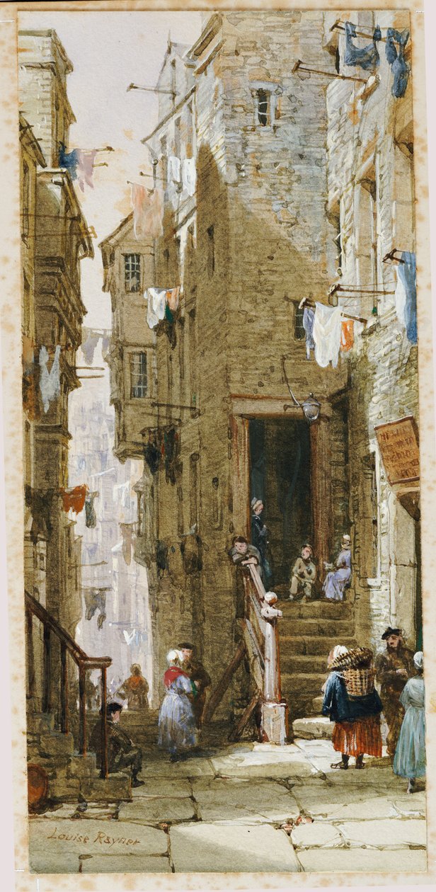 Gatebilde i Edinburgh av Louise Ingram Rayner
