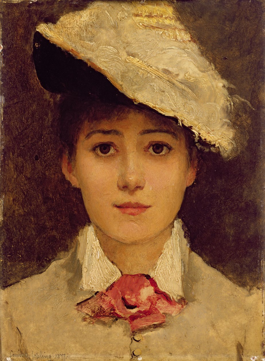 Selvportrett av Louise nee Goode Jopling