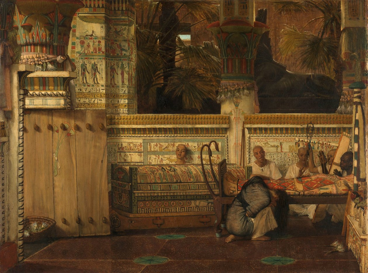 Den egyptiske enken av Lourens Alma Tadema