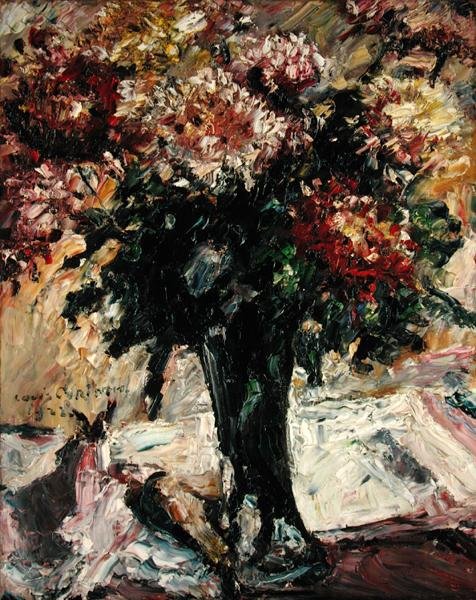 Krysantemum, 1922 av Lovis Corinth