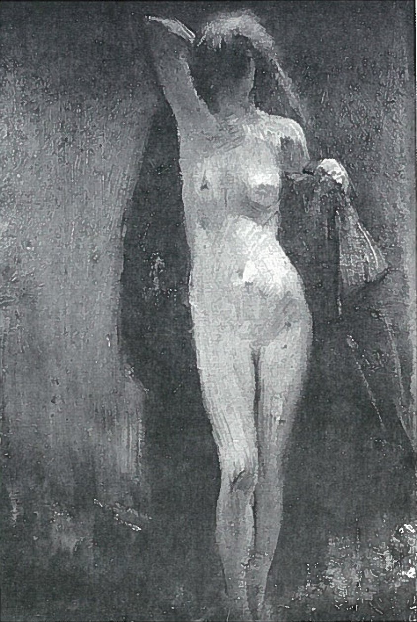 Naken med røde kapper av Lovis Corinth
