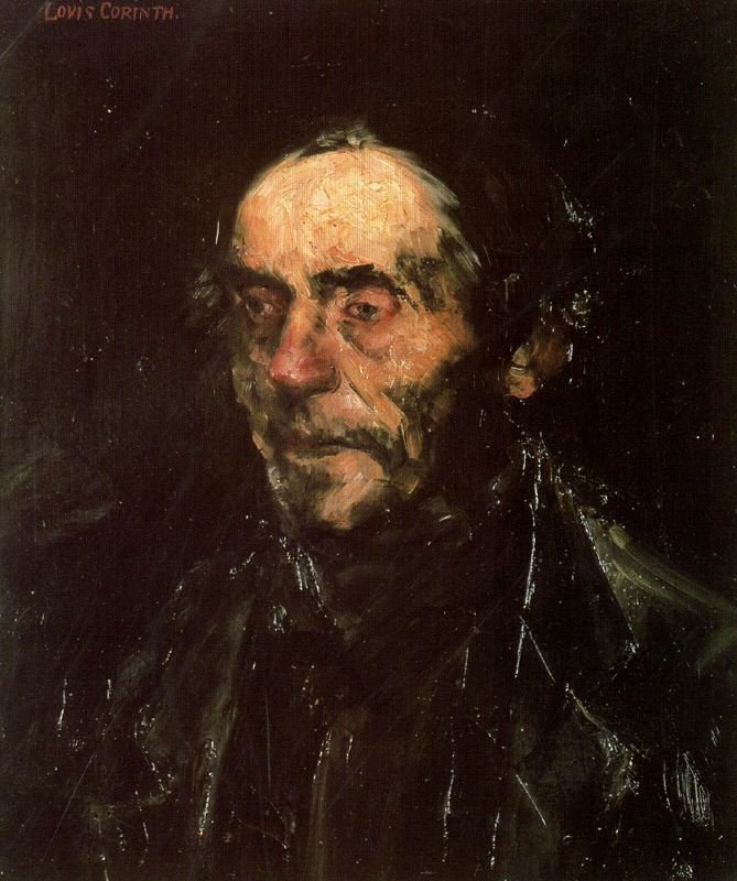 gammel mann av Lovis Corinth