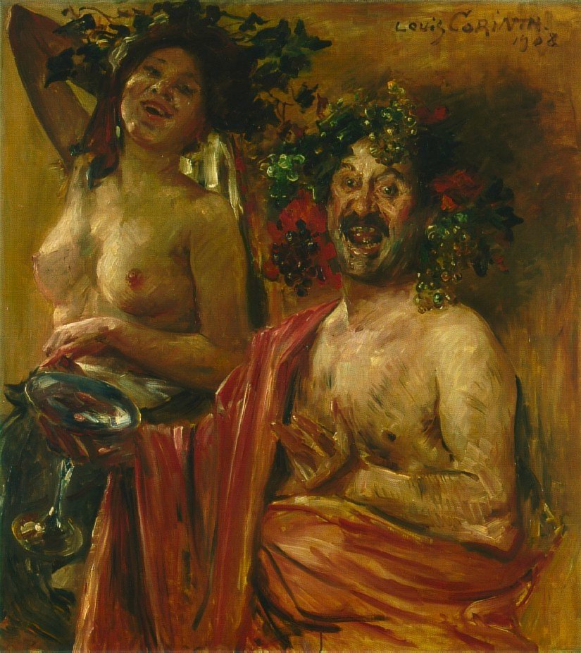 bachchanteparan av Lovis Corinth