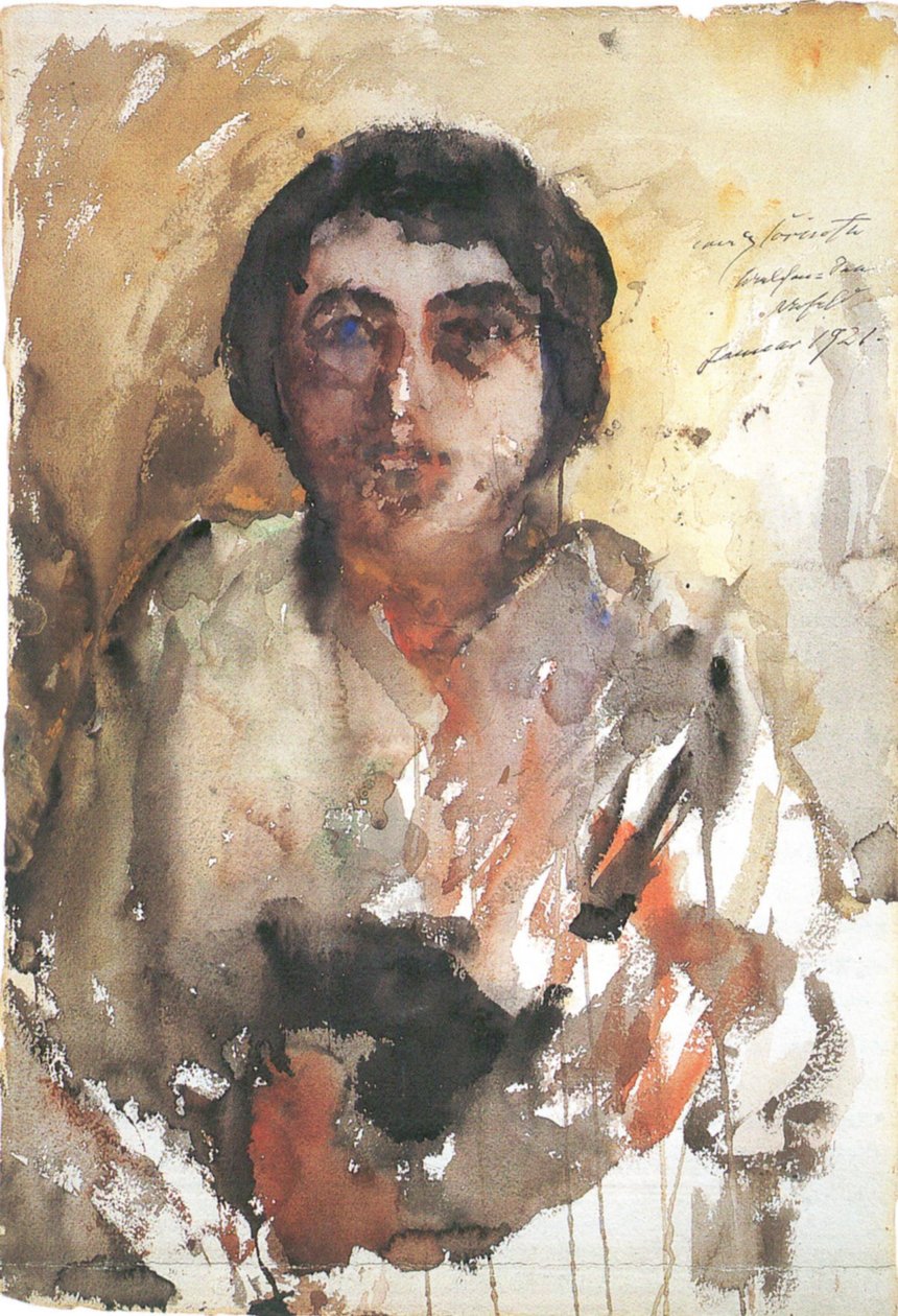Portrett av Charlotte Berend-Corinth av Lovis Corinth