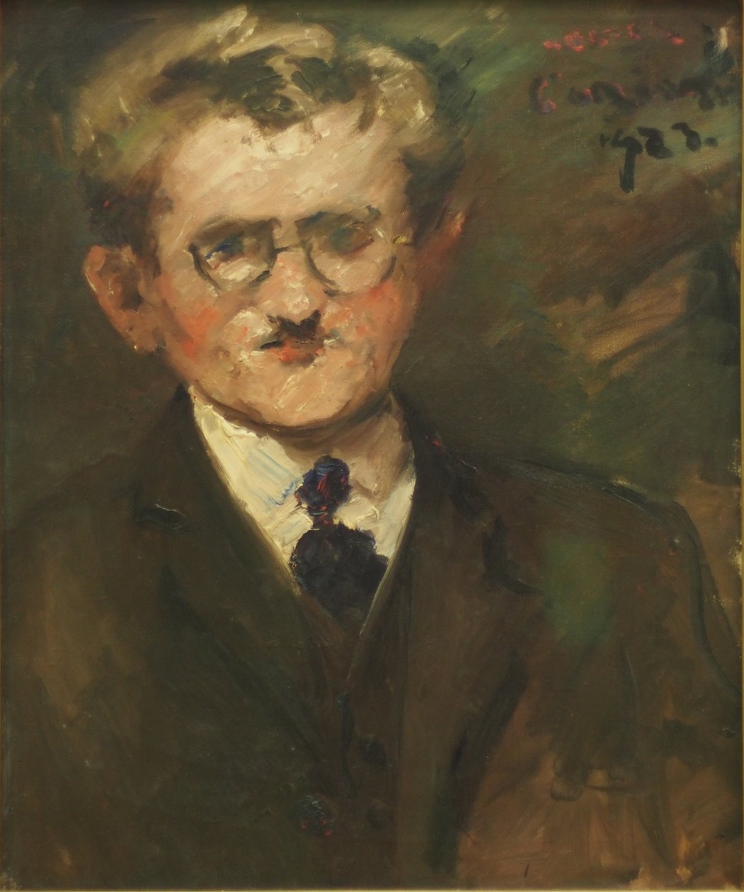 Bilde av professor Paul Hans Ohmert.n av Lovis Corinth