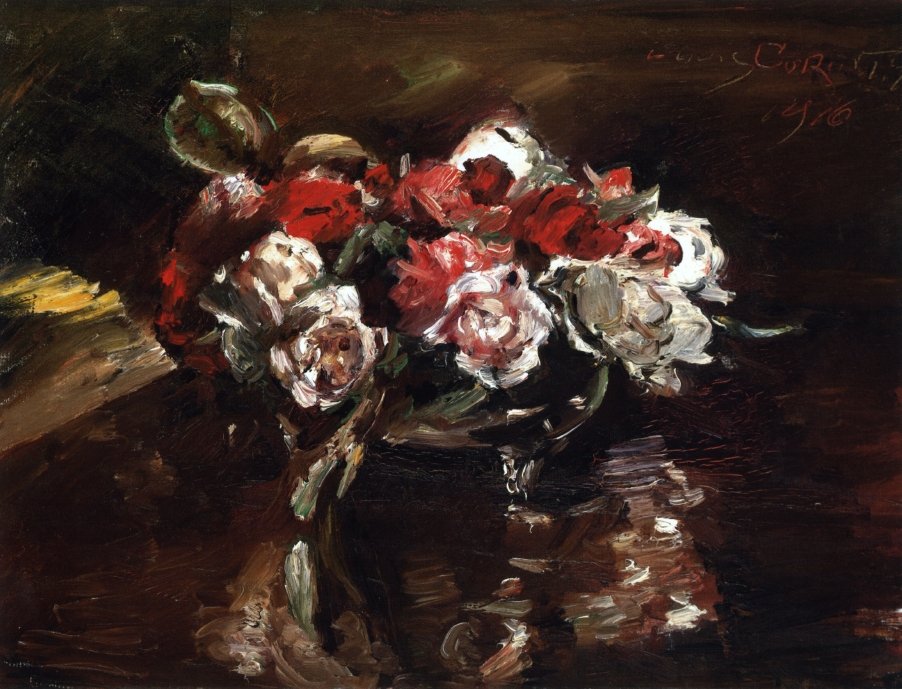 Blumenstillleben engelsk: Floral Still Life av Lovis Corinth