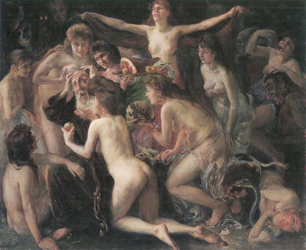 Fristelsen til St. Antoniusn av Lovis Corinth