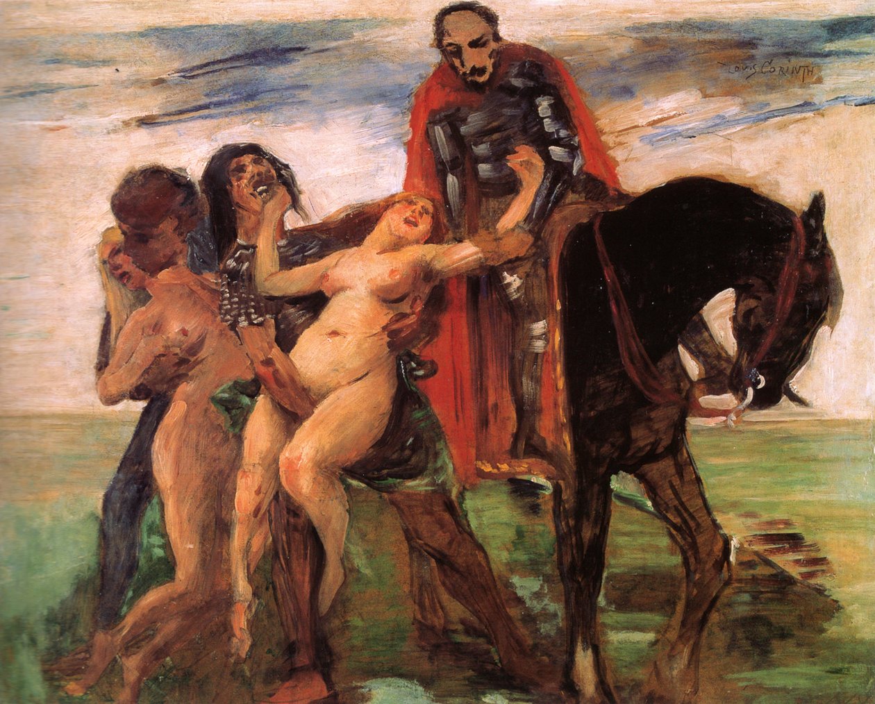Kvinne ran design av Lovis Corinth