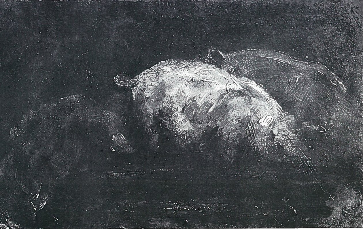 Å spise griser av Lovis Corinth