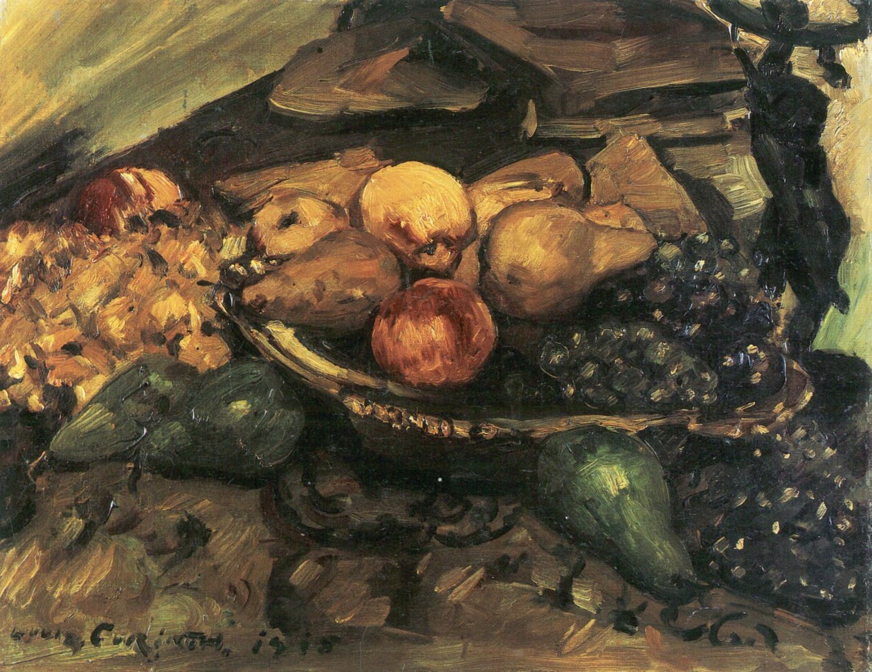 Frukt stilleben av Lovis Corinth
