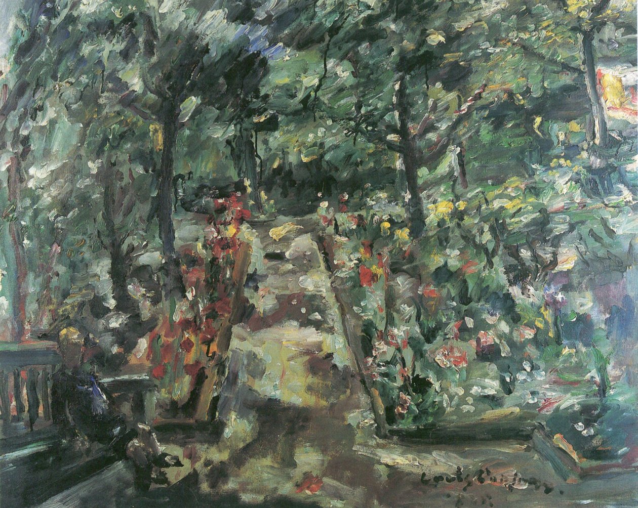 Hage i Berlin-Westendn av Lovis Corinth