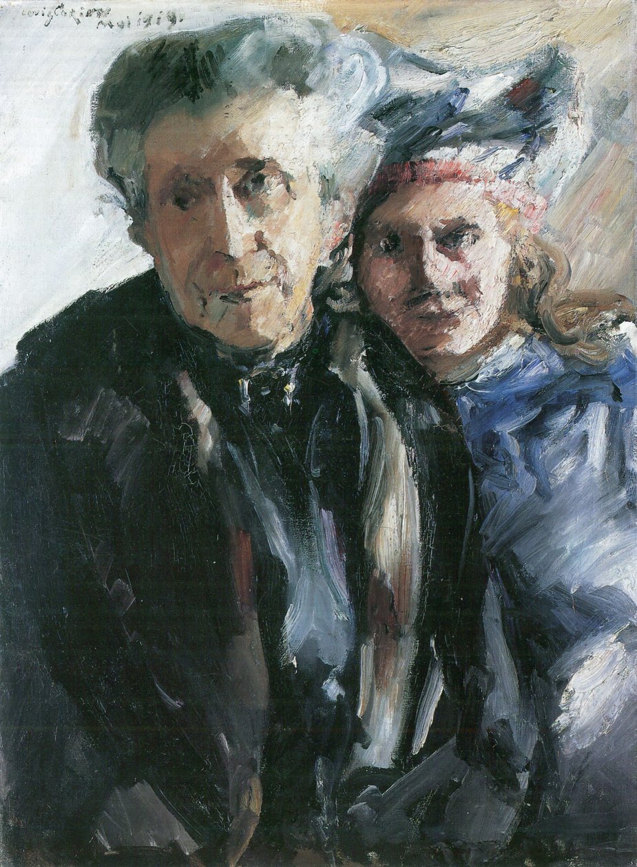 Bestemor og barnebarn av Lovis Corinth